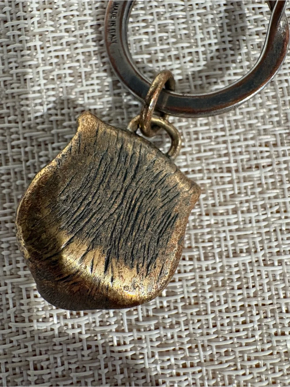 Vintage Gucci Tiger Head Key Fob Key Ring